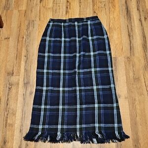 Sag Harbor Plaid Skirt Size 10